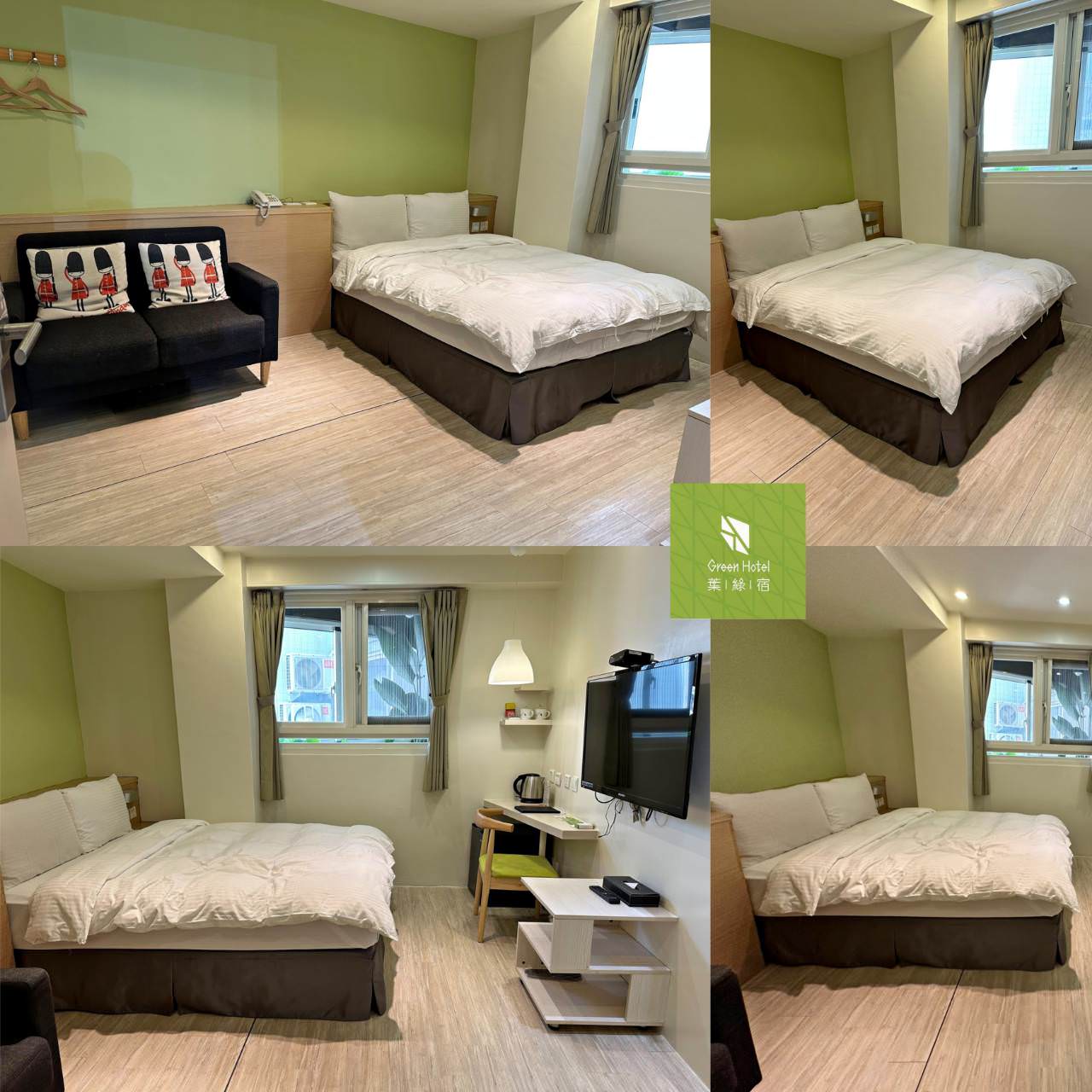 台中西屯區住宿推薦｜台中逢甲住宿．葉綠宿旅館Green Hotel｜室內就能享受採光、綠意與日光窗景，距離逢甲夜市步行不到5分鐘，吃喝玩樂生活機能方便之逢甲葉綠宿旅館入住心得分享！