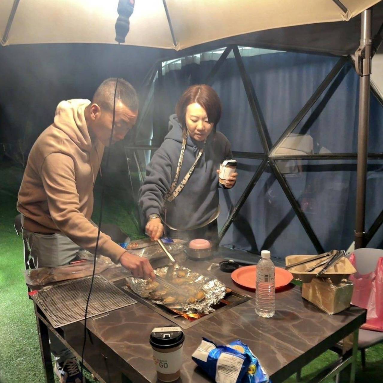 台南市玉井區露營推薦｜曉晴星空露營地玉井營區｜夜宿潔白浪漫的星空帳，交通最方便懶人豪華露營，適合各年齡層之懶人露營入住心得分享！