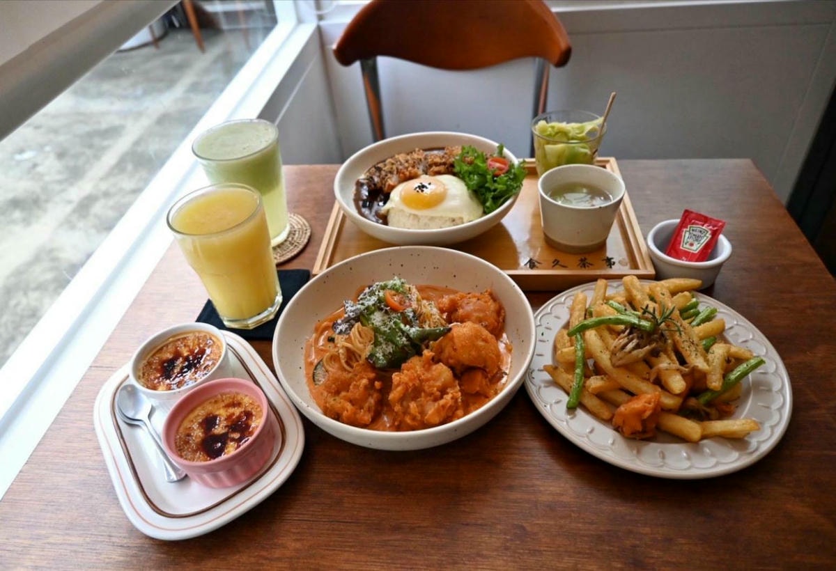 台中義式料理推薦|台中市大里區食久。茶事|溫馨綠意貨櫃屋餐廳,義大利麵、甜點、特調飲品通通有,一吃成癮、流連忘返的創意料理! - 第43張圖 台中義式料理推薦|台中市大里區食久。茶事|溫馨綠意貨櫃屋餐廳,義大利麵、甜點、特調飲品通通有,一吃成癮、流連忘返的創意料理!